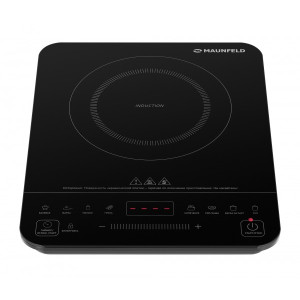 Настольная индукционная плита Maunfeld EVI.F291-BK вид спереди