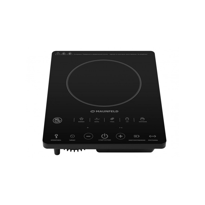 Настольная электрическая плита Maunfeld EVCE.F291-BK вид спереди