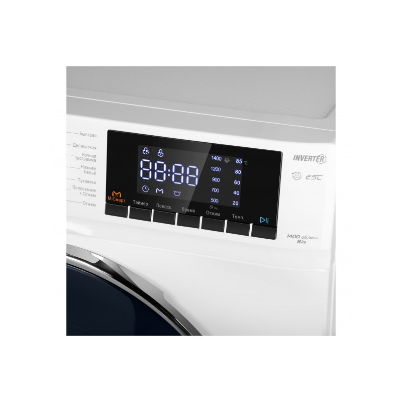 Стиральная машина Maunfeld MFWM148WH02 дисплей