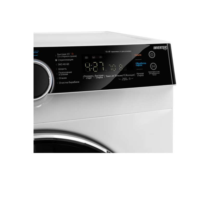 Стиральная машина Maunfeld MFWM1486WH06 дисплей