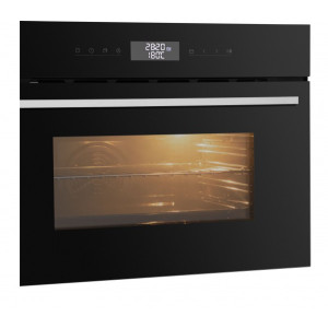 Электрический духовой шкаф Maunfeld AMCO458GB Black подсветка