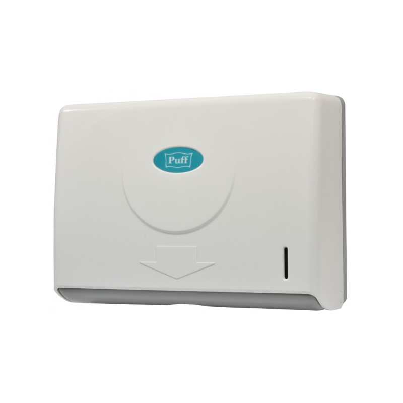 Диспенсер для бумажных полотенец Puff 5110 белый сбоку