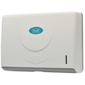Диспенсер для бумажных полотенец Puff 5110 белый сбоку