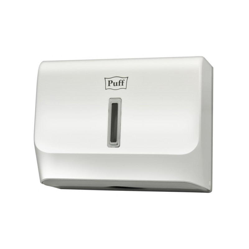 Диспенсер для бумажных полотенец Puff 5130 белый общий вид