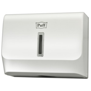 Диспенсер для бумажных полотенец Puff 5130 белый общий вид