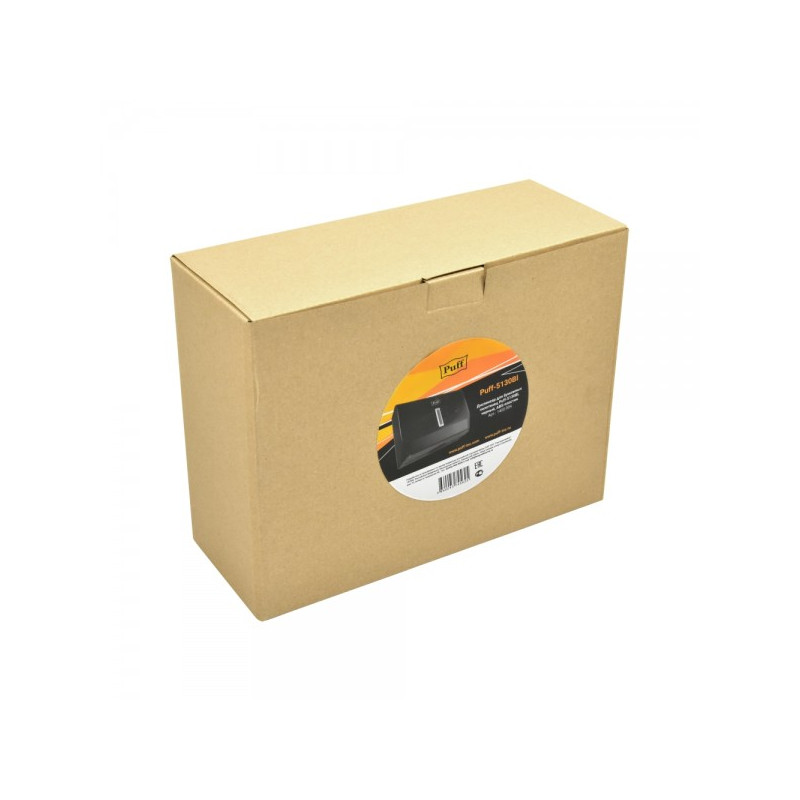 Диспенсер для бумажных полотенец Puff-5130Bl черный упаковка