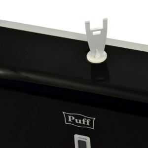 Диспенсер для бумажных полотенец Puff-5130Bl черный ключ