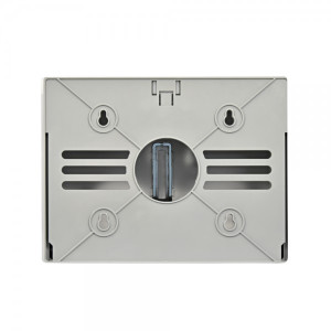 Диспенсер для бумажных полотенец Puff-5130Bl черный сзади