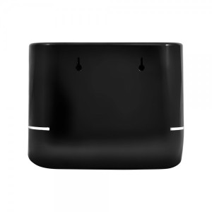 Диспенсер для бумажных полотенец Puff 5135Bl черный сзади