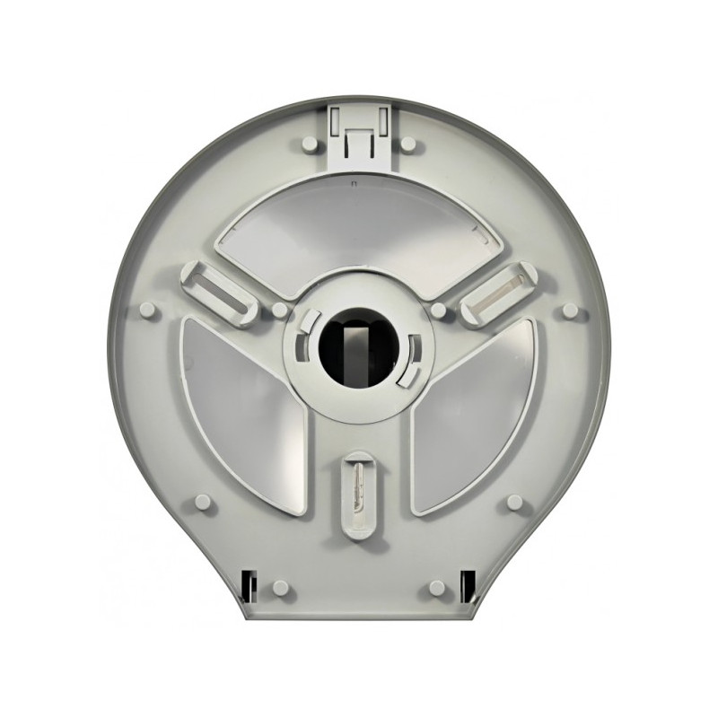 Диспенсер для туалетной бумаги Puff 7130 белый вид сзади