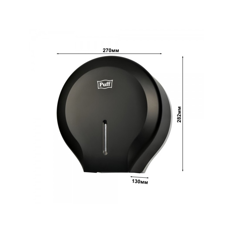 Диспенсер для туалетной бумаги Puff 7130Bl черный параметры