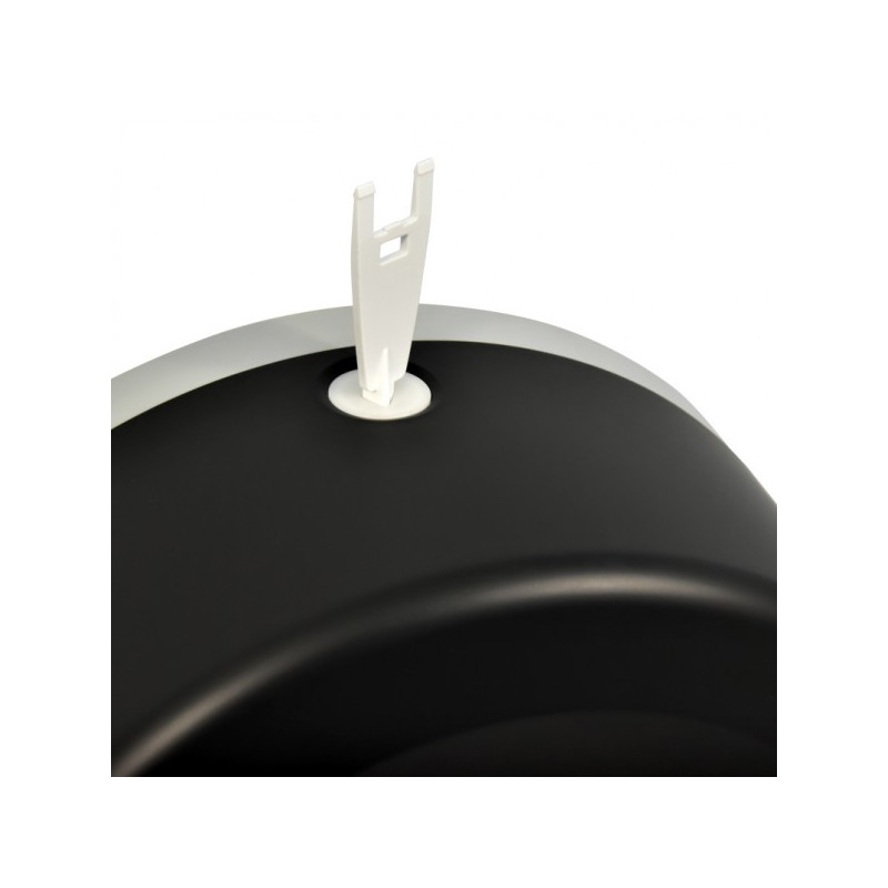 Диспенсер для туалетной бумаги Puff 7130Bl черный ключ