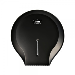 Диспенсер для туалетной бумаги Puff 7130Bl черный спереди