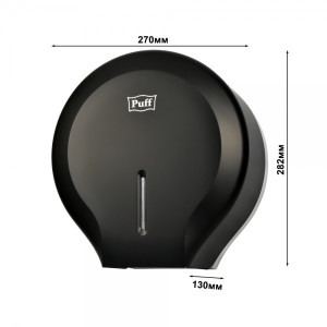 Диспенсер для туалетной бумаги Puff 7130Bl черный параметры