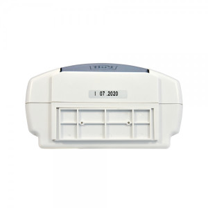 Дозатор жидкого мыла Puff 8182 белый вид сзади