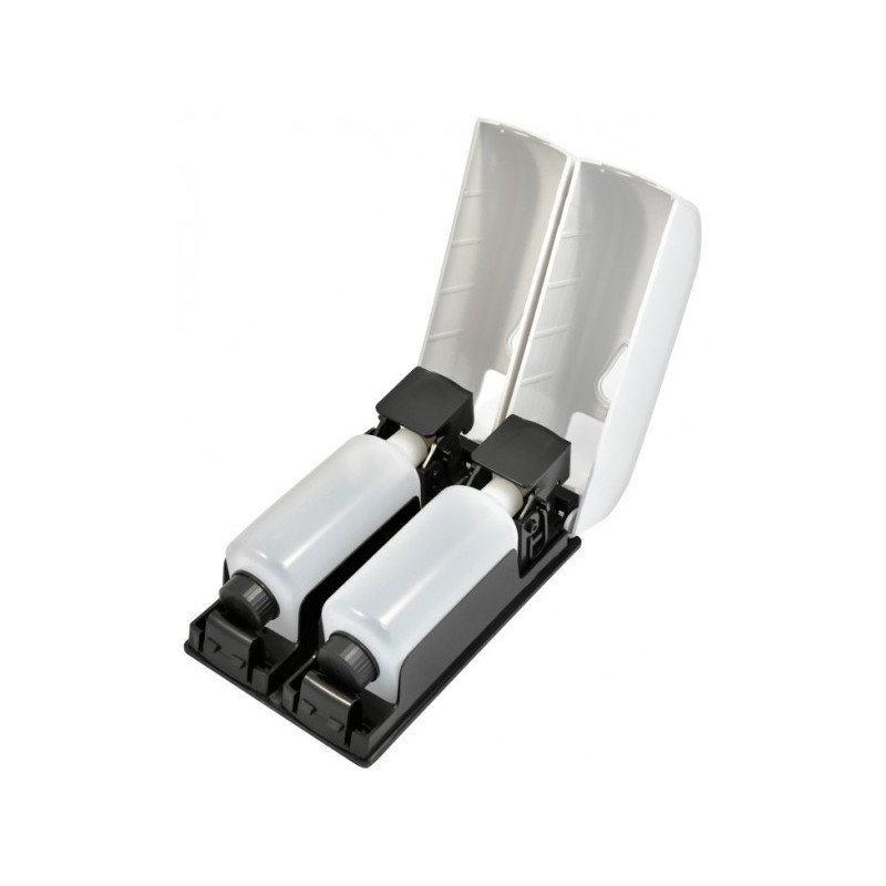 Дозатор жидкого мыла Puff 8108 белый внутри