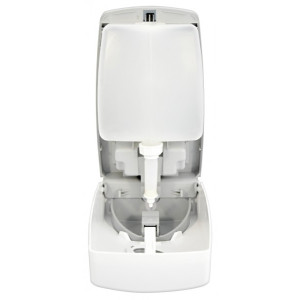 Дозатор жидкого мыла Puff 8115 белый вид внутри