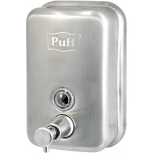 Дозатор жидкого мыла Puff 8605M нержавеющая сталь общий вид