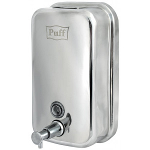Дозатор жидкого мыла Puff 8608 нержавеющая сталь общий вид