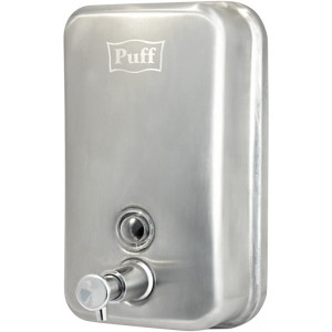 Дозатор жидкого мыла Puff 8608M нержавеющая сталь общий вид