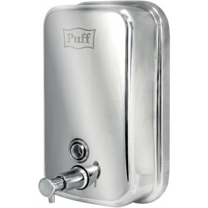 Дозатор жидкого мыла Puff 8615 нержавеющая сталь общий вид