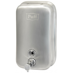 Дозатор жидкого мыла Puff 8615M нержавеющая сталь общий вид