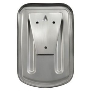 Дозатор жидкого мыла Puff 8705 нержавеющая сталь сзади