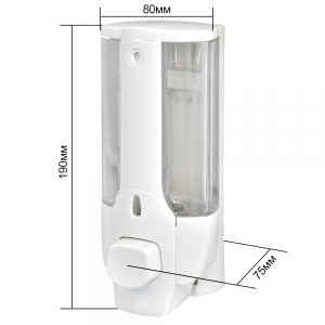 Дозатор жидкого мыла Solinne 1628 белый параметры