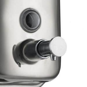 Дозатор жидкого мыла Ksitex SD 2628-800 нержавеющая сталь смотровое окошко