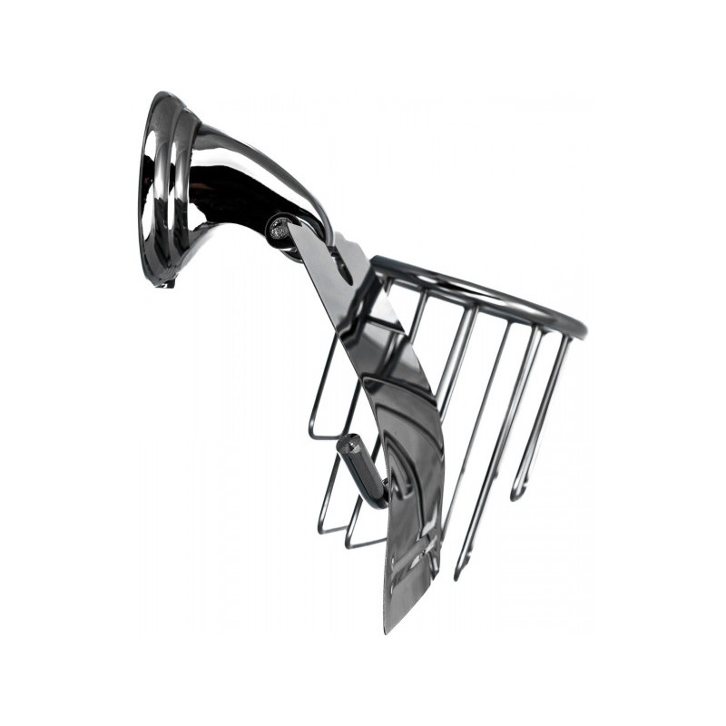 Держатель для освежителя воздуха и туалетной бумаги Solinne Modern 16053 хром сбоку