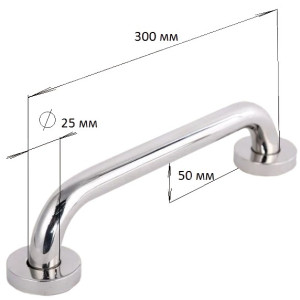 Поручень Solinne Base 11421 хром параметры
