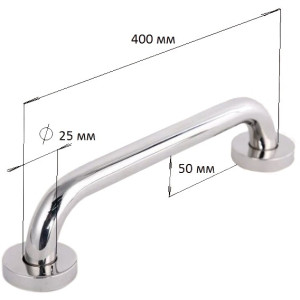 Поручень Solinne Base 11422 хром  параметры