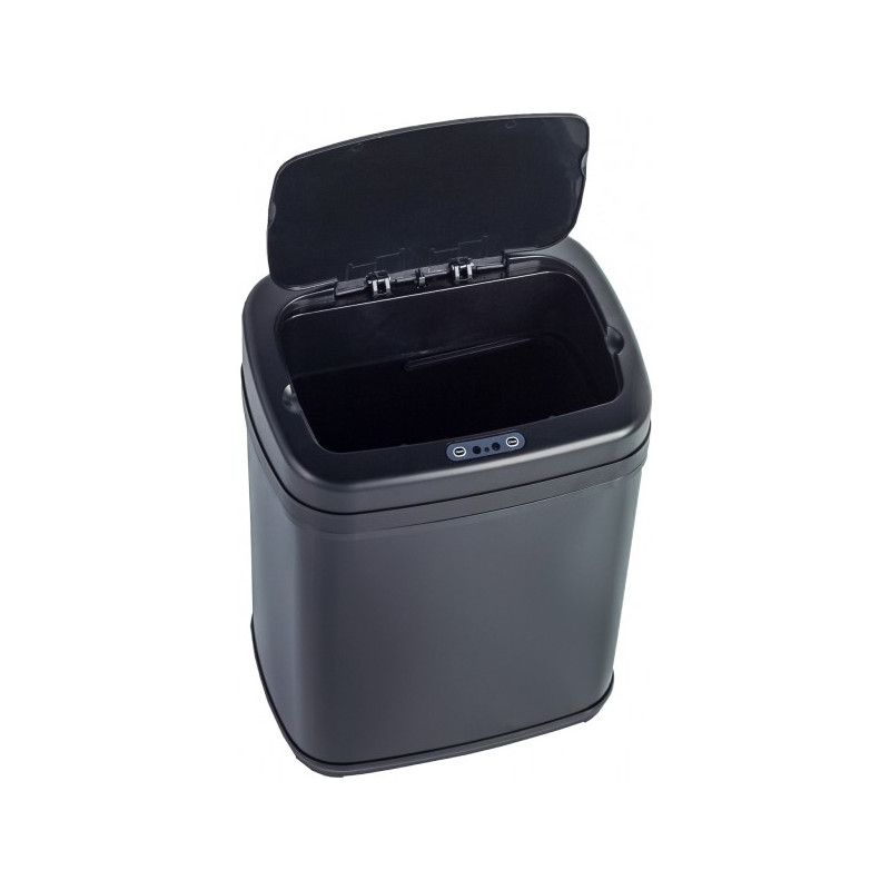 Мусорное ведро  Ksitex AGB-20B 20 л черный с открытой крышкой