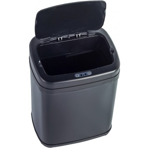 Мусорное ведро  Ksitex AGB-20B 20 л черный с открытой крышкой