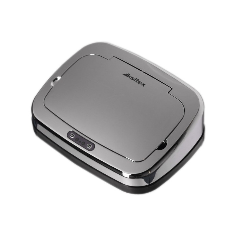 Мусорное ведро Ksitex AGB-20S 20 л хром крышка