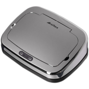 Мусорное ведро Ksitex AGB-20S 20 л хром крышка