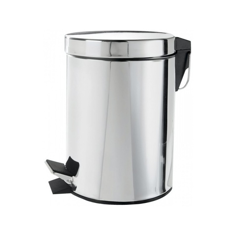 Мусорное ведро Ksitex GB-12L хром