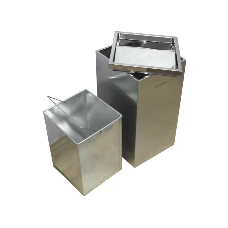 Урна уличная Ksitex GB-32 стальной матовый комплект