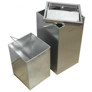 Урна уличная Ksitex GB-32 стальной матовый комплект