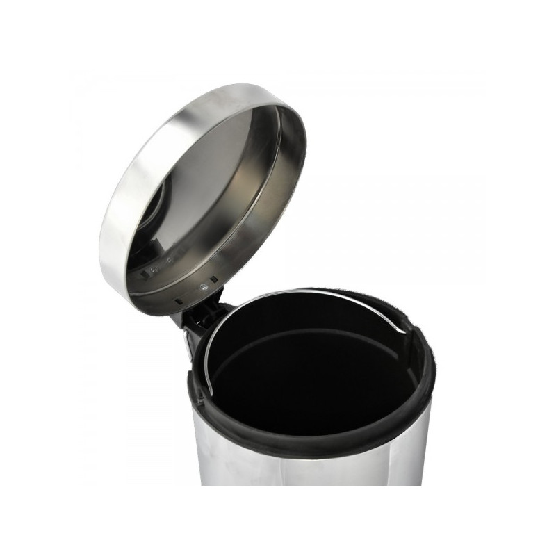 Мусорное ведро Solinne 11303 3 л  хром крышка