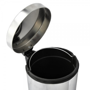 Мусорное ведро Solinne 11312 12 л хром крышка