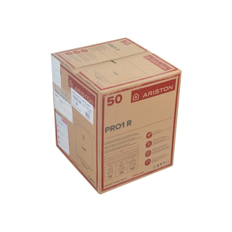Накопительный водонагреватель Ariston PRO1 R 50 V 1,5K PL Dry упаковка