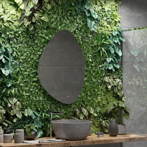 Зеркало Континент Alma Led 70х100 (теплая подсветка) в интерьере