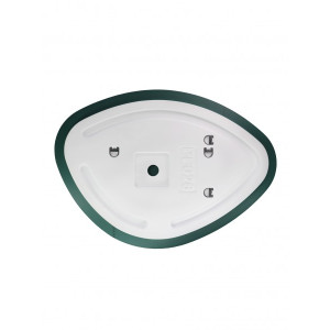 Зеркало Континент Alma Led 100х70 (теплая подсветка) вид сзади