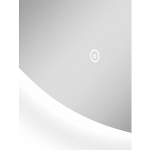 Зеркало Континент Alma Led 100х70 (теплая подсветка) кнопка