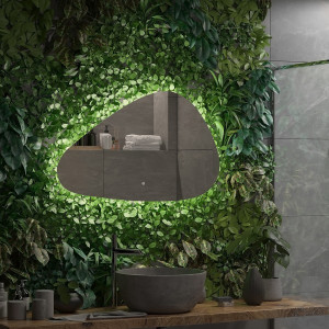 Зеркало Континент Voyage Led 100х70 (теплая подсветка) подсветка