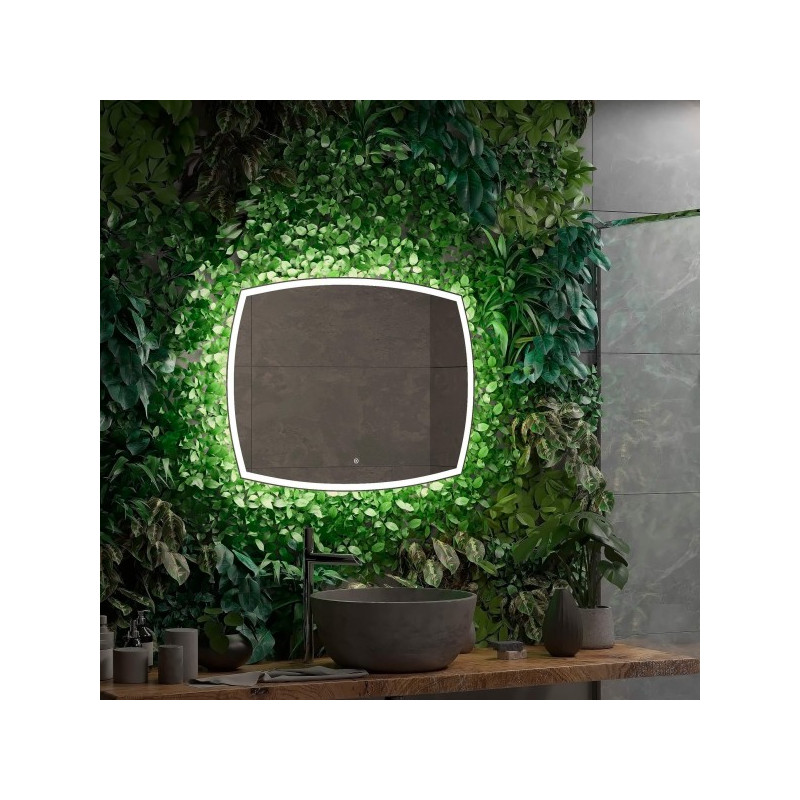 Зеркало Континент Dream Led 90х70 (теплая подсветка) подсветка