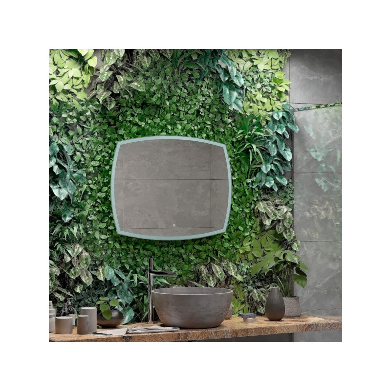 Зеркало Континент Dream Led 90х70 (теплая подсветка) в интерьере