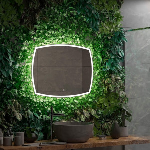 Зеркало Континент Dream Led 90х70 (теплая подсветка) подсветка