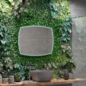 Зеркало Континент Dream Led 90х70 (теплая подсветка) в интерьере